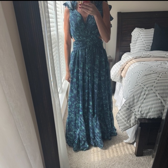 Ruffled Wedding Guest Dress - Picture 1 of 2